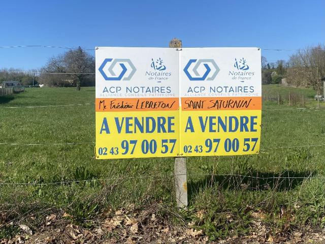 Terrain à bâtir à vendre à La Chapelle Saint Aubin 72650