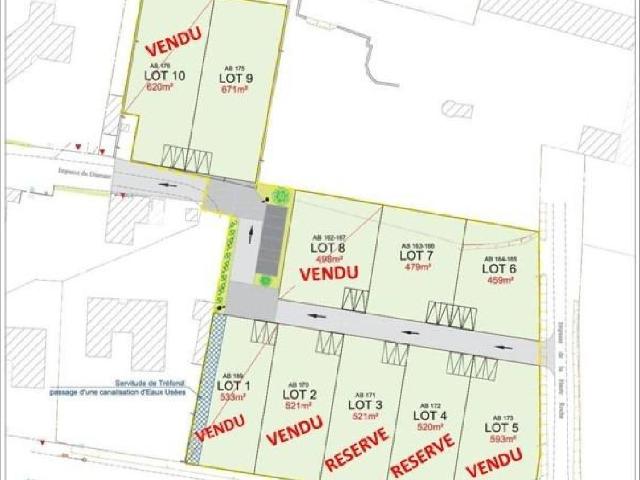 Terrain à bâtir à vendre à Ligné 44850