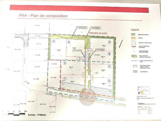 Terrain à bâtir à vendre à Pargny lès Reims 51390