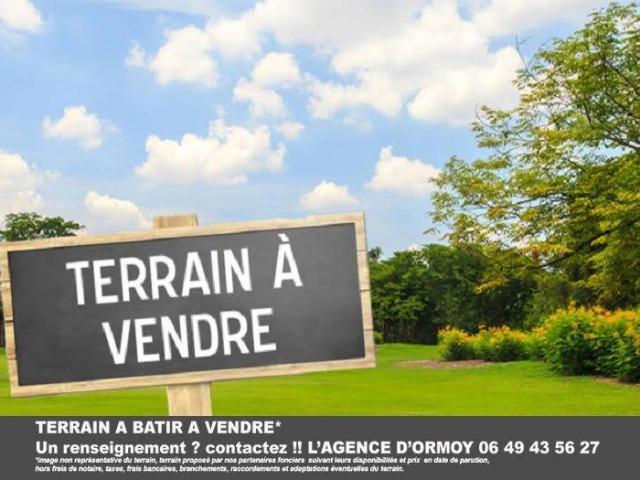 Terrain à bâtir à Ormoy la Rivière 91150