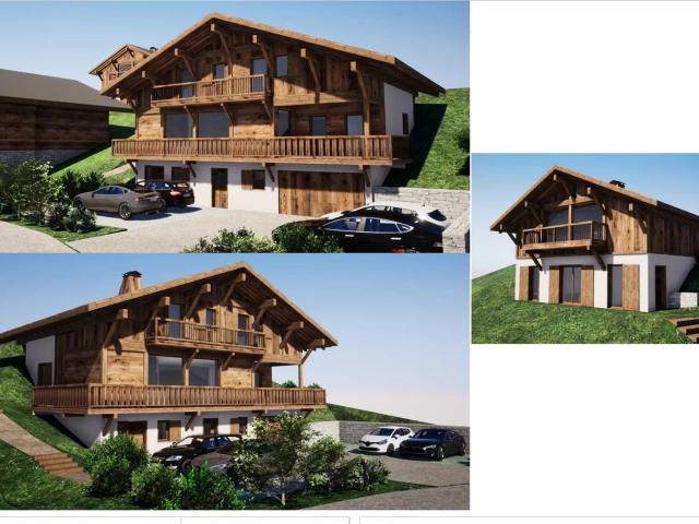 Terrain à bâtir avec Permis face au Mont Blanc