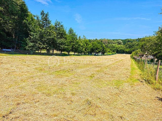 Terrain à bâtir d’exception de 2 286 m² de superficie, sans vis à vis plat, clos de 2 côtés