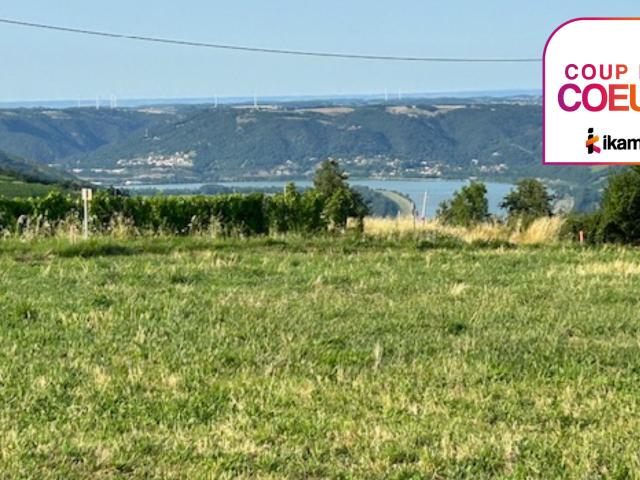 Terrain à bâtir de 1673 m2 avec vue sur le Vercors