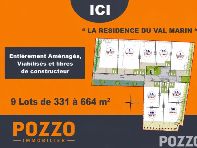 Terrain à bâtir de 331 m2 à Bricqueville Sur Mer
