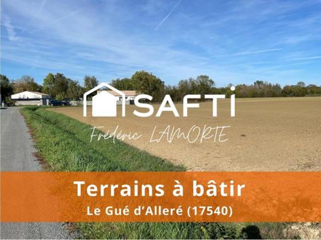 Terrain à bâtir de 372m2 libre de constructeur