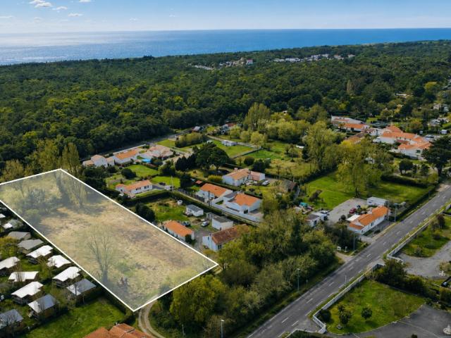 Terrain à bâtir de 402m² à Saint Jean de Monts: un cadre idéal pour votre projet sur mesure