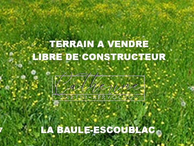 Terrain à bâtir de 459m² hors lotissement La Baule escoublac