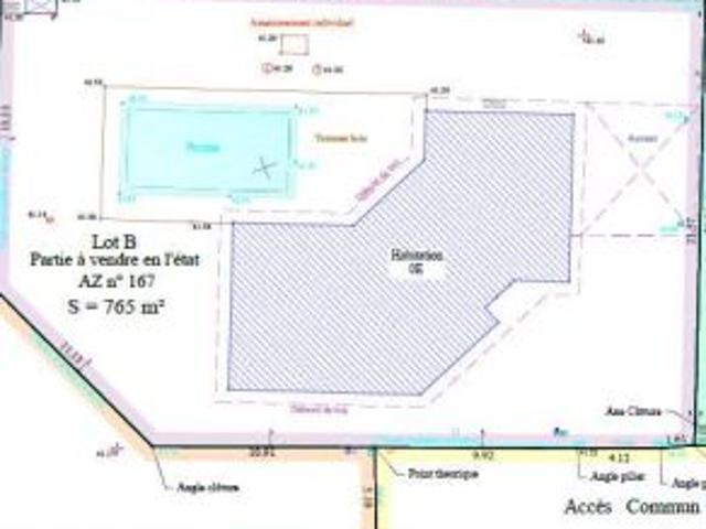 Terrain à bâtir de 697 m² à SAINT AUBIN DE MEDOC 33
