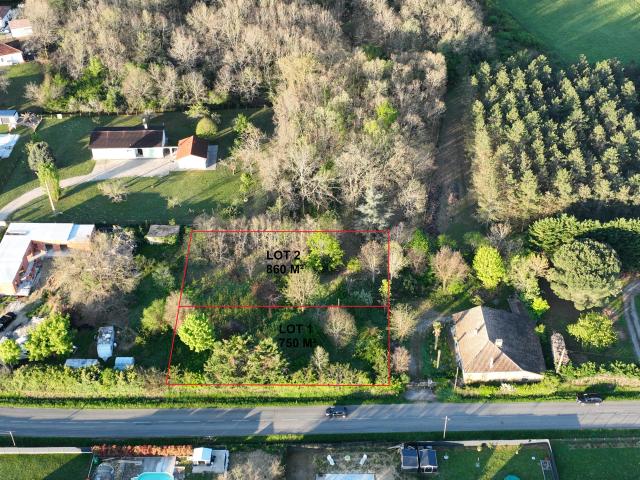 Terrain à bâtir de 750 m2 MONTBARTIER