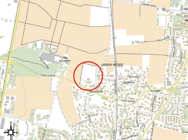 Terrain à bâtir de 808 m² à LUDON MEDOC 33