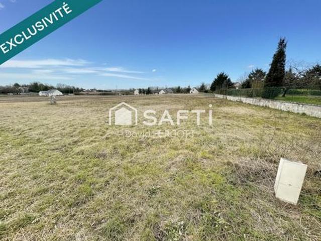 ? Terrain à bâtir viabilisé 1 067 m² Verdes Beauce la Romaine
