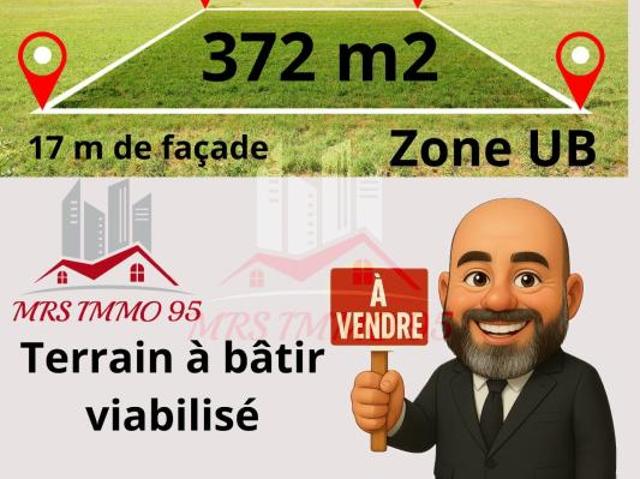 Terrain à bâtir viabilisé 372 m2