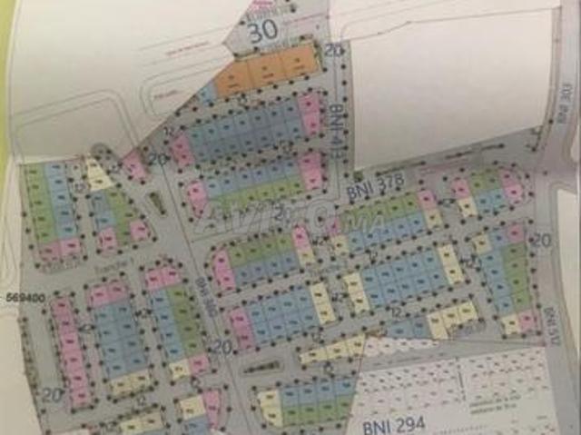 Terrain à la vente à Aharrarine. Superficie 120