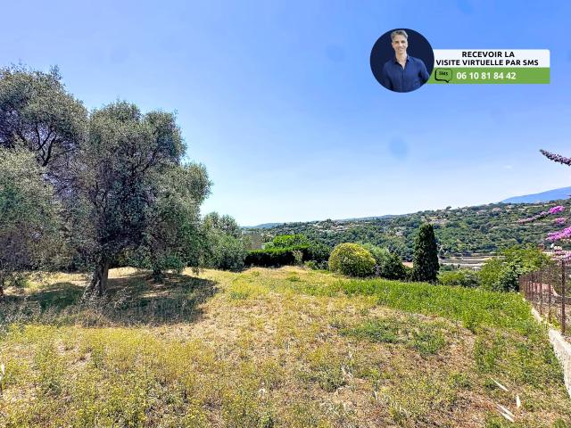 Terrain à vendre à Cagnes sur mer 06800