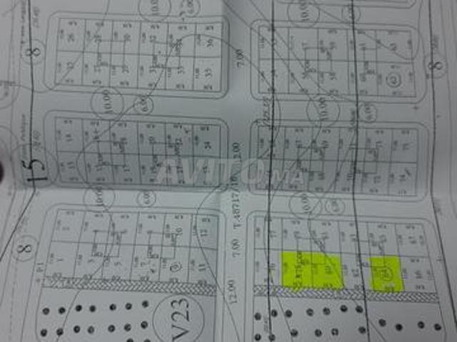 Terrain commercial 93 m2 Boujniba
