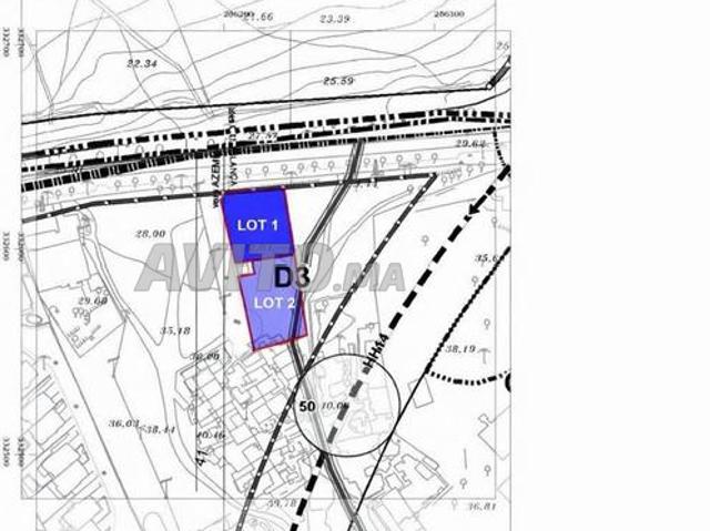 Terrain commercial route Azemmour