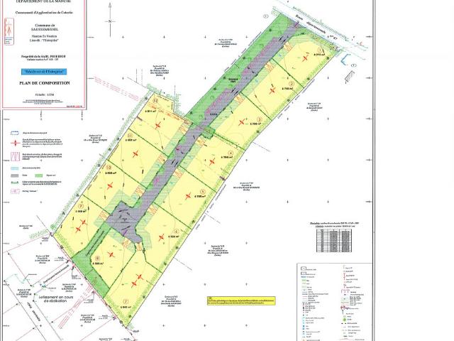 Terrain constructible 348 m² viabilisé – Saussemesnil Rufosses – 53 000 €