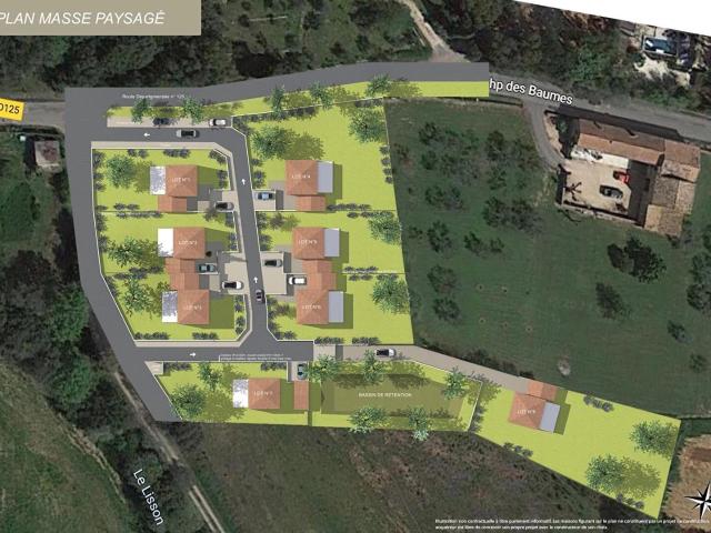 Terrain constructible 502 m² viabilisé Aigaliers 10 min Uzès