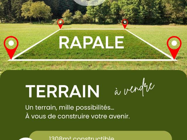 Terrain constructible à RAPALE