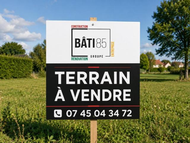 Terrain constructible de 338m² à Sainte Luce sur Loire, idéal pour votre projet sur mesure avec Bâti85