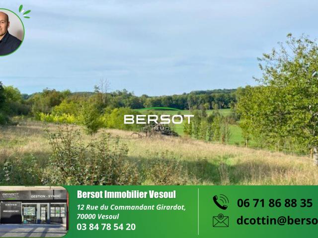 Terrain constructible de 994 m2 à Velle Le Chatel