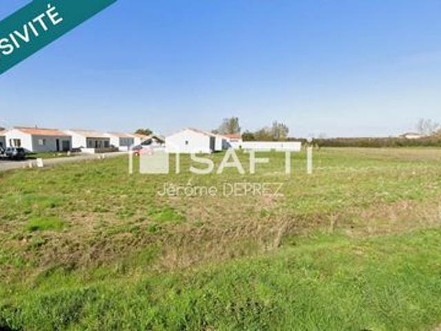 Terrain constructible et viabilisé en lotissement