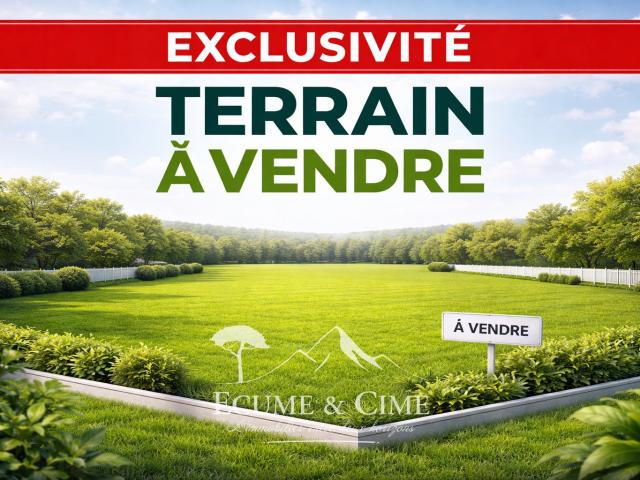 Terrain constructible et viabilisé