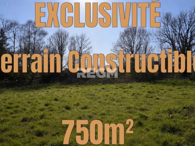 EXCLUSIF: Terrain constructible hors lotissement de 750m2