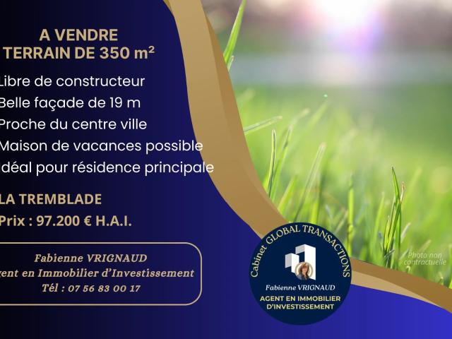 Terrain constructible LA TREMBLADE