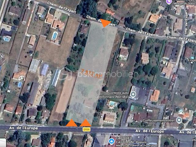 Terrain constructible viabilisé de 7 837 m² en zone UC – Fort potentiel d’aménagement avec maison existante
