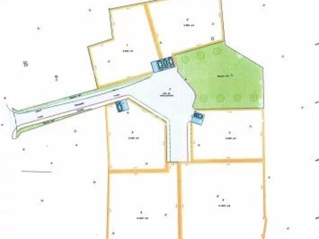 Terrain constructible viabilisé 850 m2 Thuisy lotissem