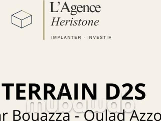 Terrain D2S à vendre oulad azzouz