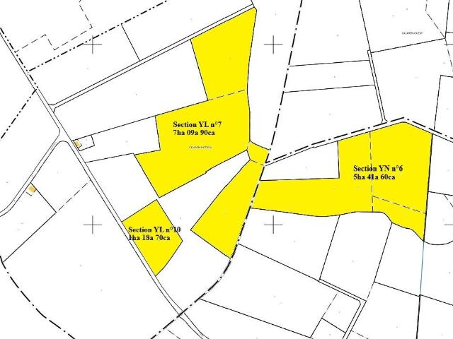 Terrain de loisirs bois Etang à vendre à Langonnet 56630