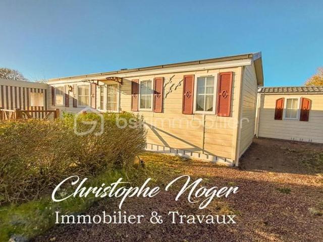 Terrain de loisirs de 313m2 + mobilhome à Moëlan sur Mer