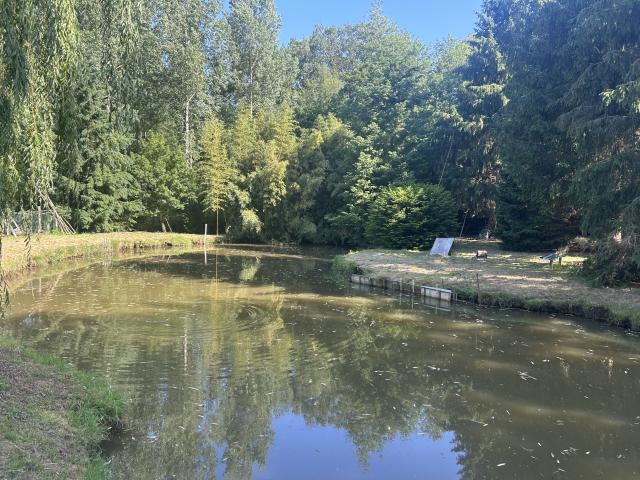 Terrain de loisirs situé entre La Flèche et Clefs.