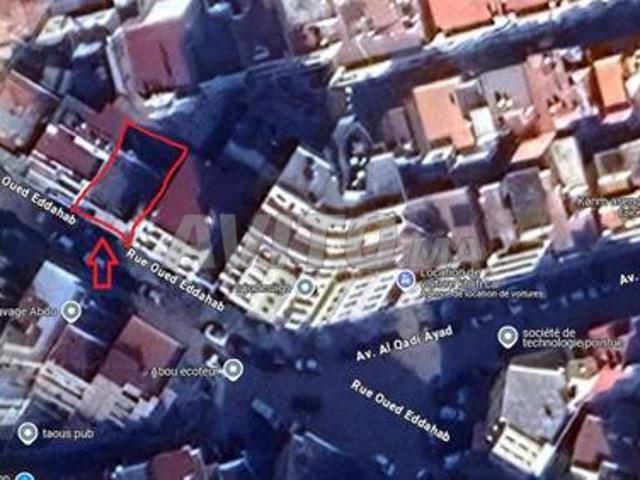 Terrain de 140m route 15m Castilla Tanger