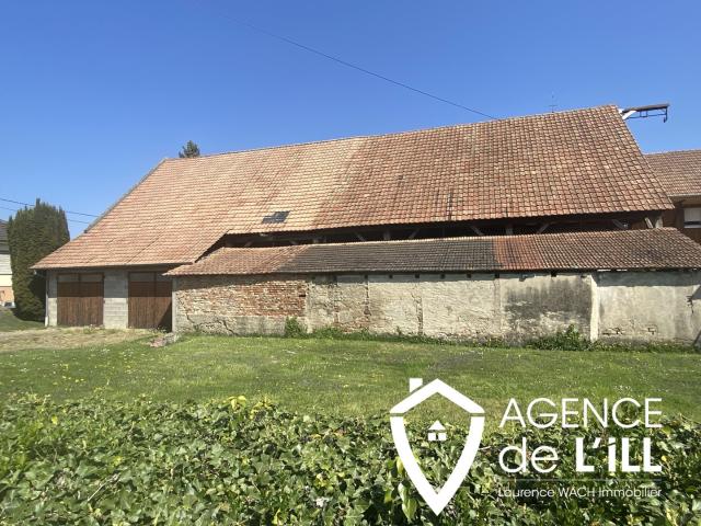 Terrain de 14 ares à Bootzheim avec grange