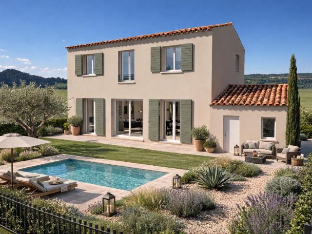 Terrain de 400 m² + Maison à Etage