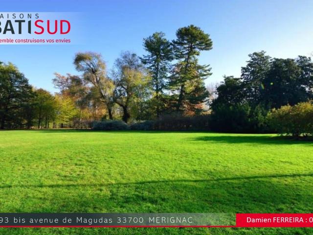 TERRAIN DE 420 m² AU CENTRE DE BLANQUEFORT