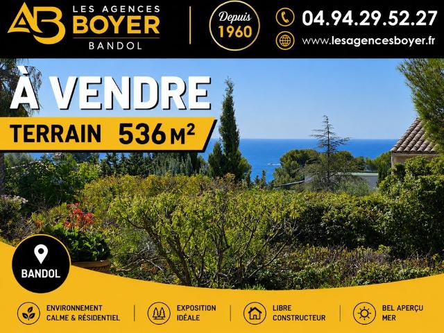 Terrain de 536 m2 Bandol, France