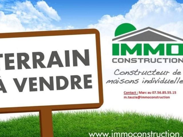 Terrain de 610m2 Margaux viabilisé