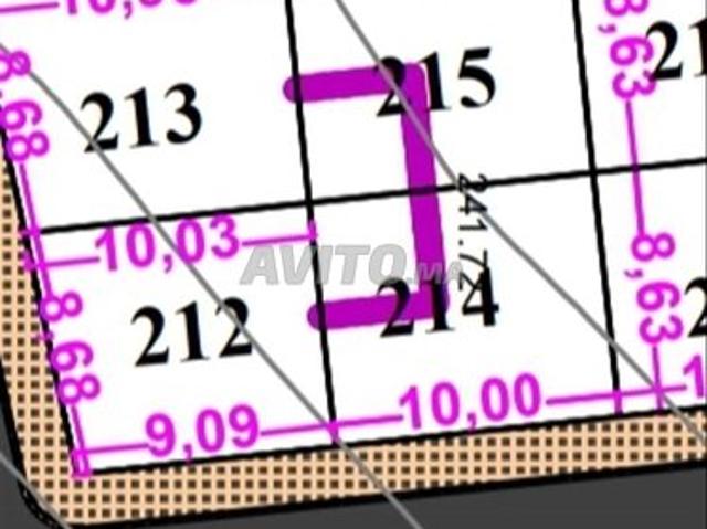 Terrain de 86 m lotissement AL wahda