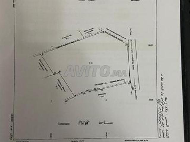Terrain de 800 m2 Bd ghandi à vendre