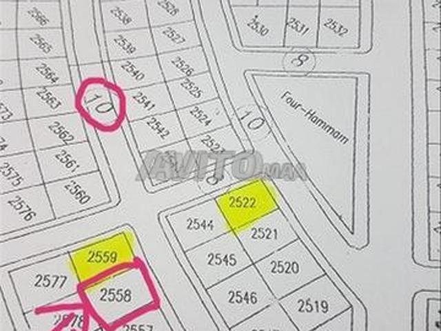 Terrain de 99m Lotissement Al Bouhaira Tanger El Awama Ouest