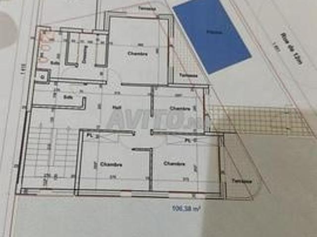 Terrain excellent pour construire une villa ou pour investissement à Temara