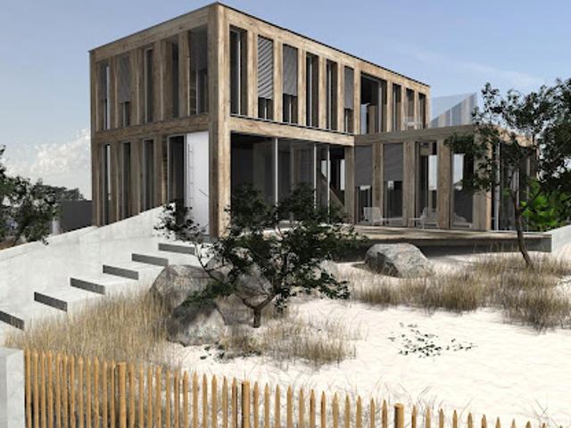 Terrain en bord de mer