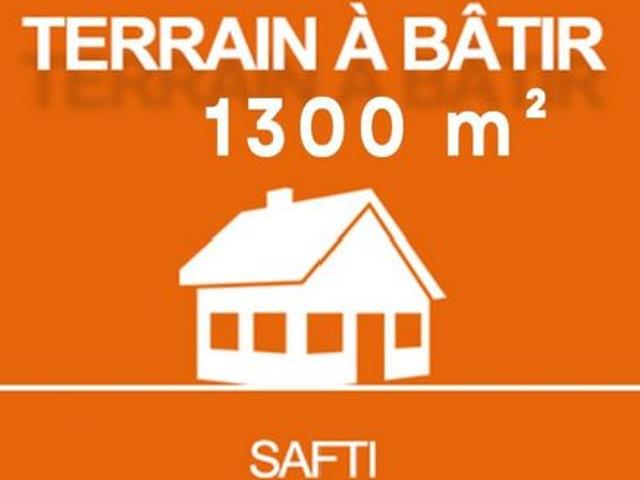 terrain en lotissement 1300 m²