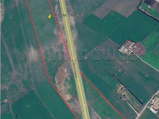 Terrain industriel stratégique a vendre a Nouaceur