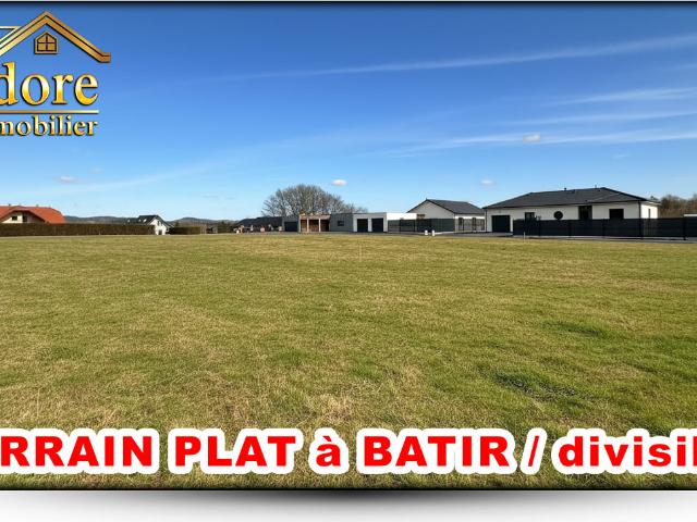 TERRAIN PLAT à bâtir