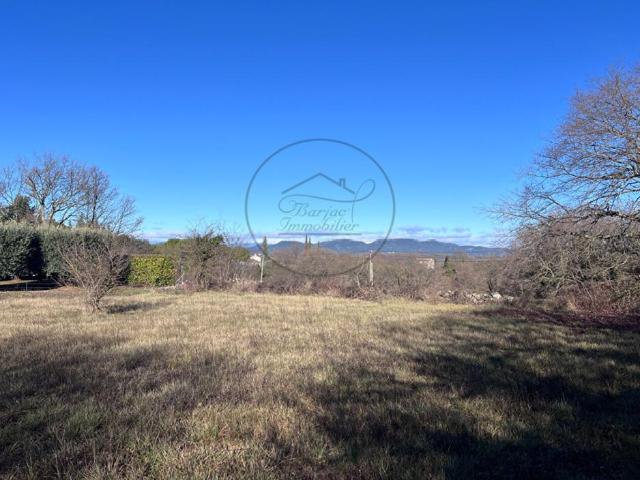 Terrain plat Barjac